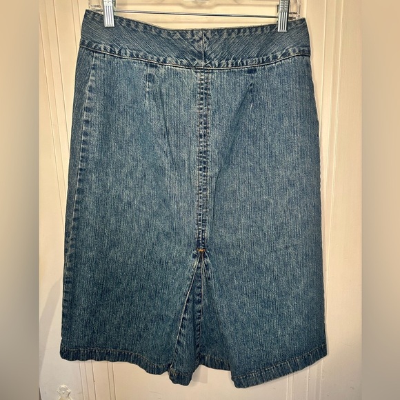 Vintage St Johns Bay Size 8 Women’s denim Skirt Med Wash - Picture 4 of 8